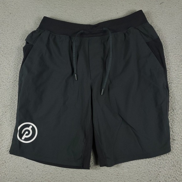 lululemon athletica Other - Lululemon X Peloton Shorts Mens Large Black Lace Tie Stretch Athletic